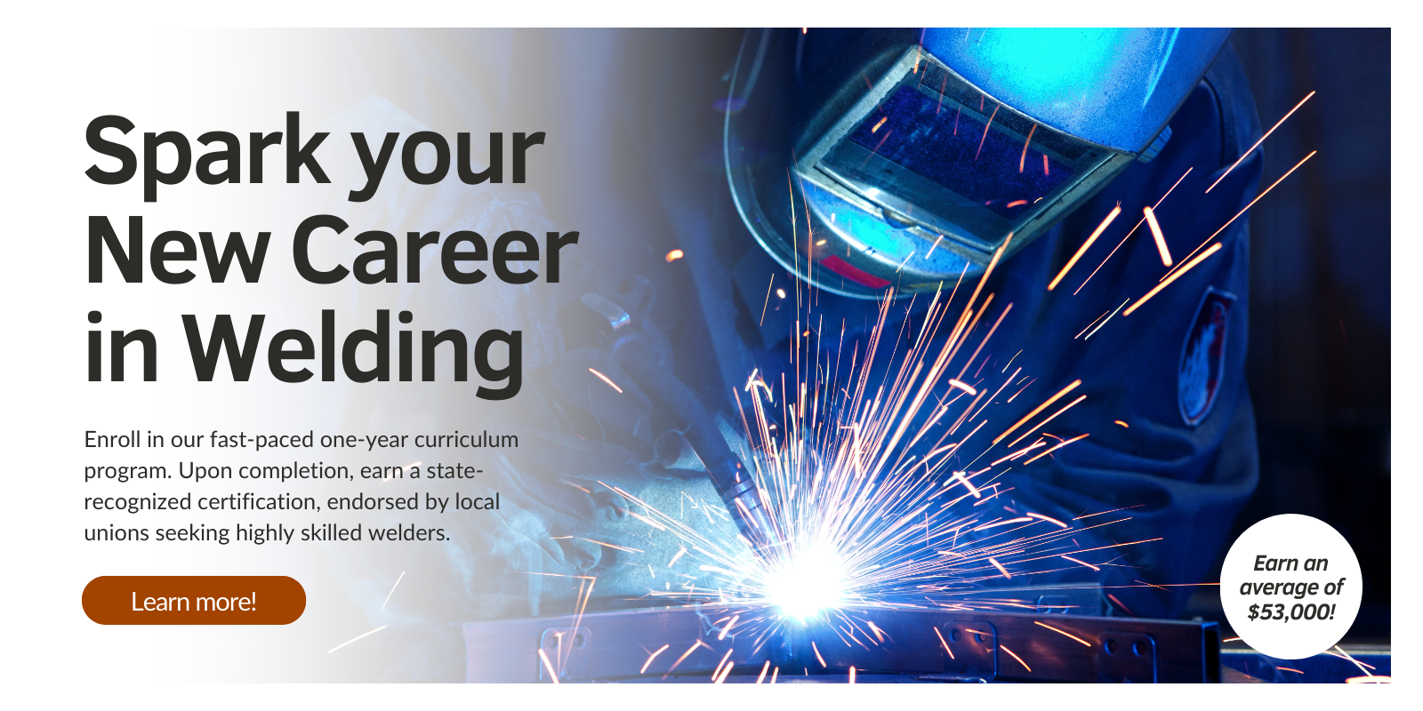 Spark your New Career in Welding