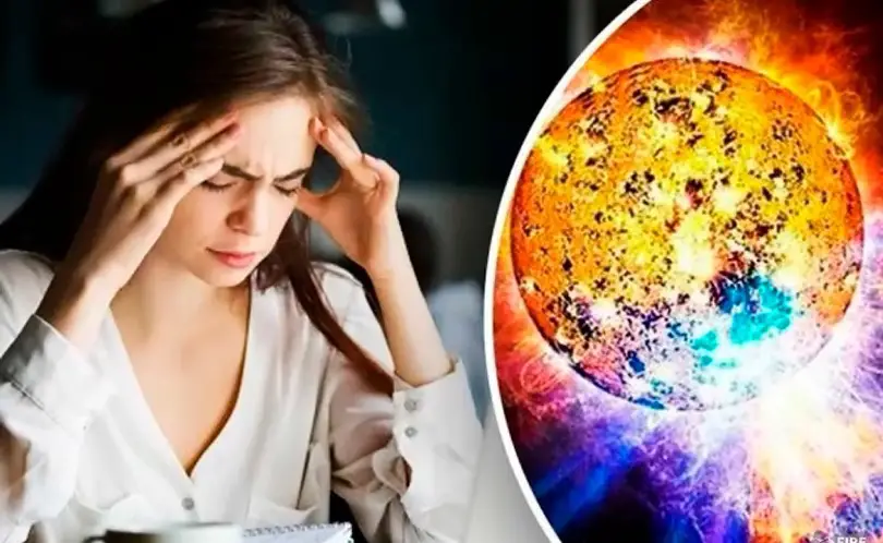 Magnetic storms happen when the Sun sends out solar flares, which disturb Earth’s magnetic field.