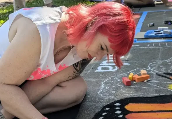 The annual Chalk It Up! chalk art and music festival transforms Fremont Park in Midtown Sacramento over Labor Day weekend