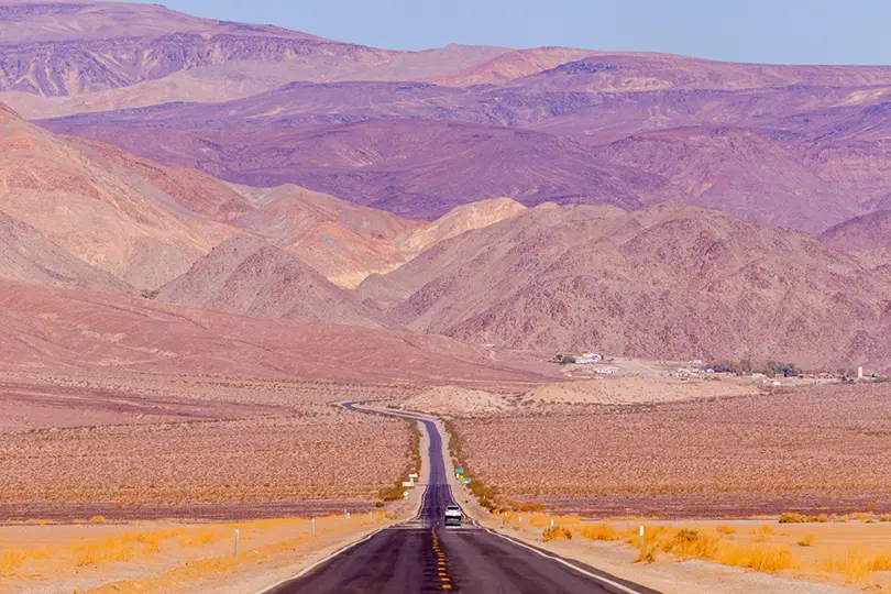 Death Valley: desert beauty in soft light