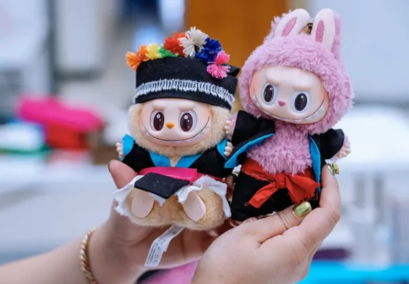 The Labubu dolls might be a very modern sensation, but this month they were combined with Hmong culture that is thousands of years old.