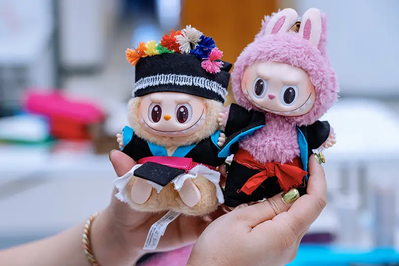 The Labubu dolls might be a very modern sensation, but this month they were combined with Hmong culture that is thousands of years old.