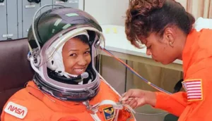 Mae Jemison blasted into orbit aboard the Endeavour shuttle.