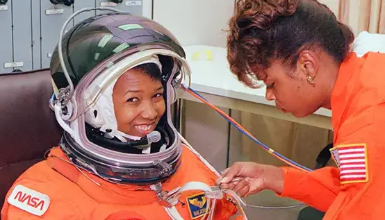 Mae Jemison blasted into orbit aboard the Endeavour shuttle.
