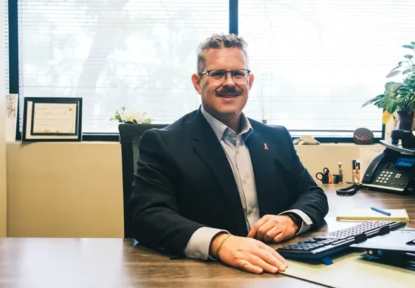Executive Director Jake Bradley-Rowe joined Sunburst Projects in 2020, and has helped expand the organization’s scope