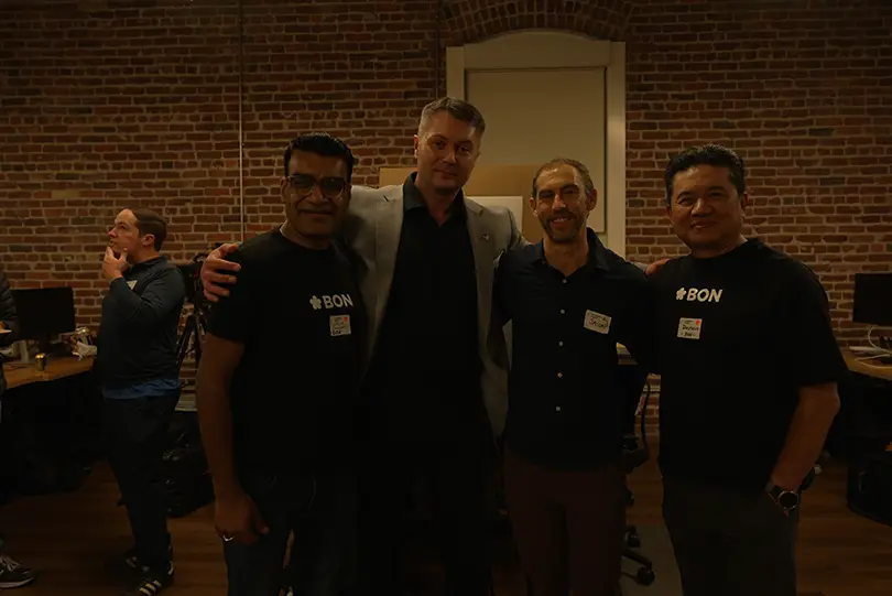 Bon Credit AI, represented by co-founders Samder Khangarot and Darwin Tu