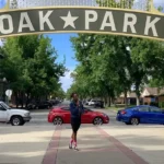 Ashlyn Haskins, known as Shenay, performs her poetry in Oak Park. (Courtesy of Ashlyn Haskins)