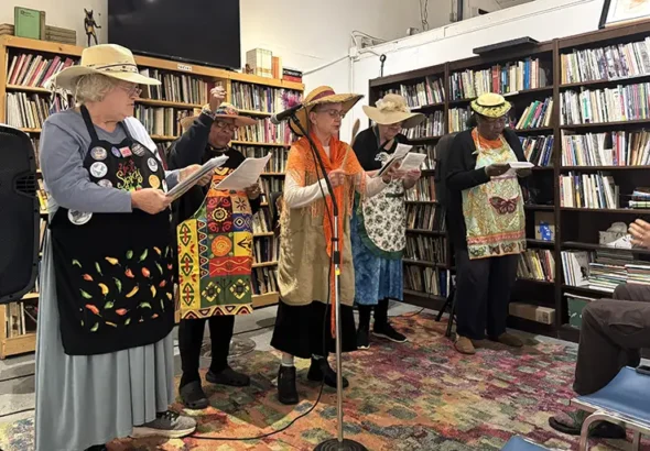 Fervent snaps, vocal affirmations and applause filled the Sacramento Poetry Center on Friday