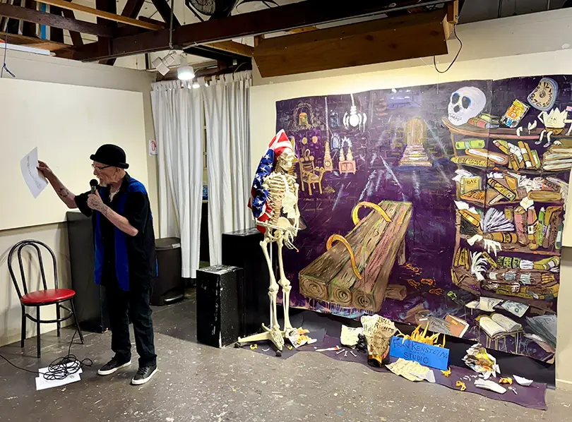 A lifelong activist — she has been to 13 protests, beginning in 1989 