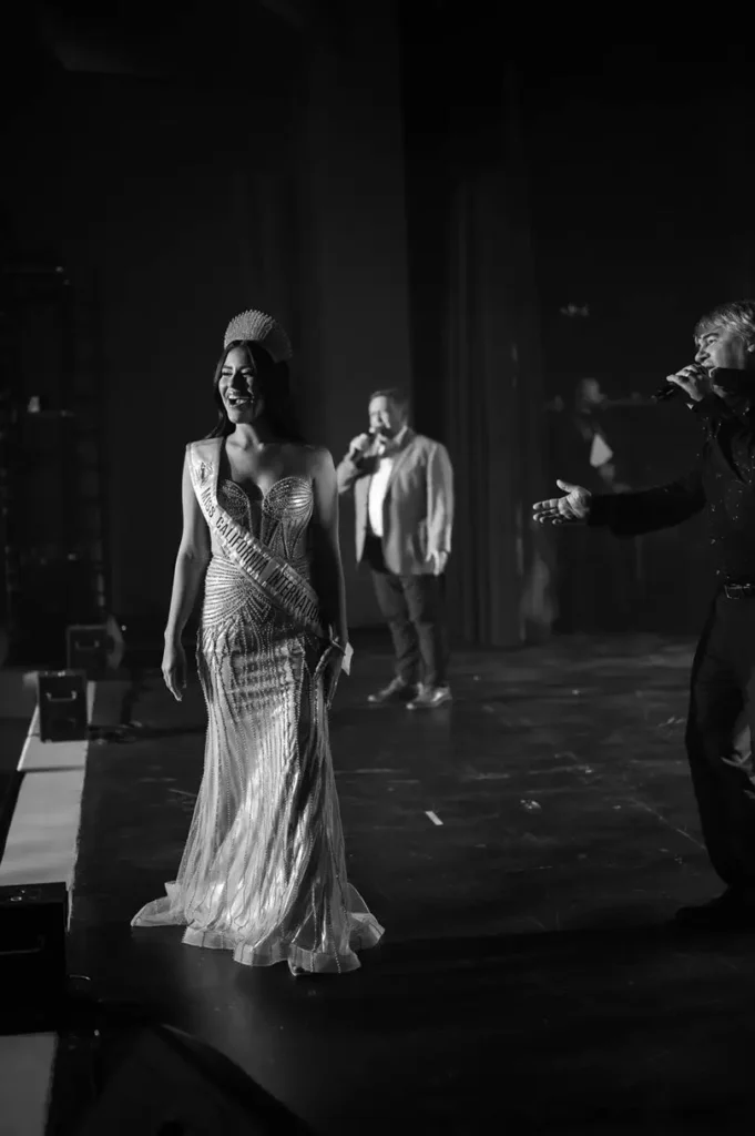 the names of the Grand Finale winners, Eunice Cintron, Miss California International 2025