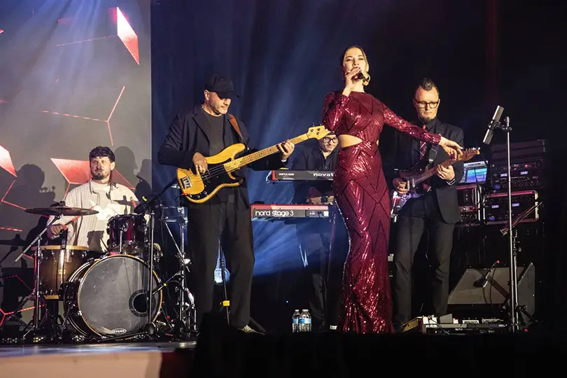 Velvet Summer Band brought rhythmic electricity to the room