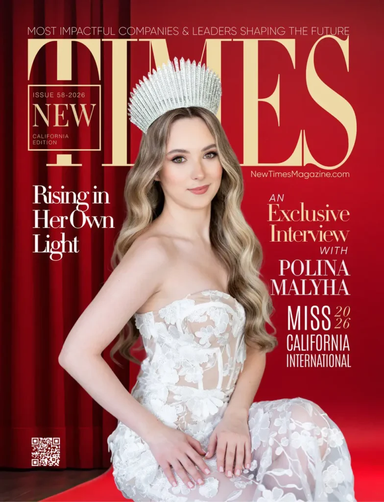 Polina Malyha, Miss California International 2026, represents far more than beauty