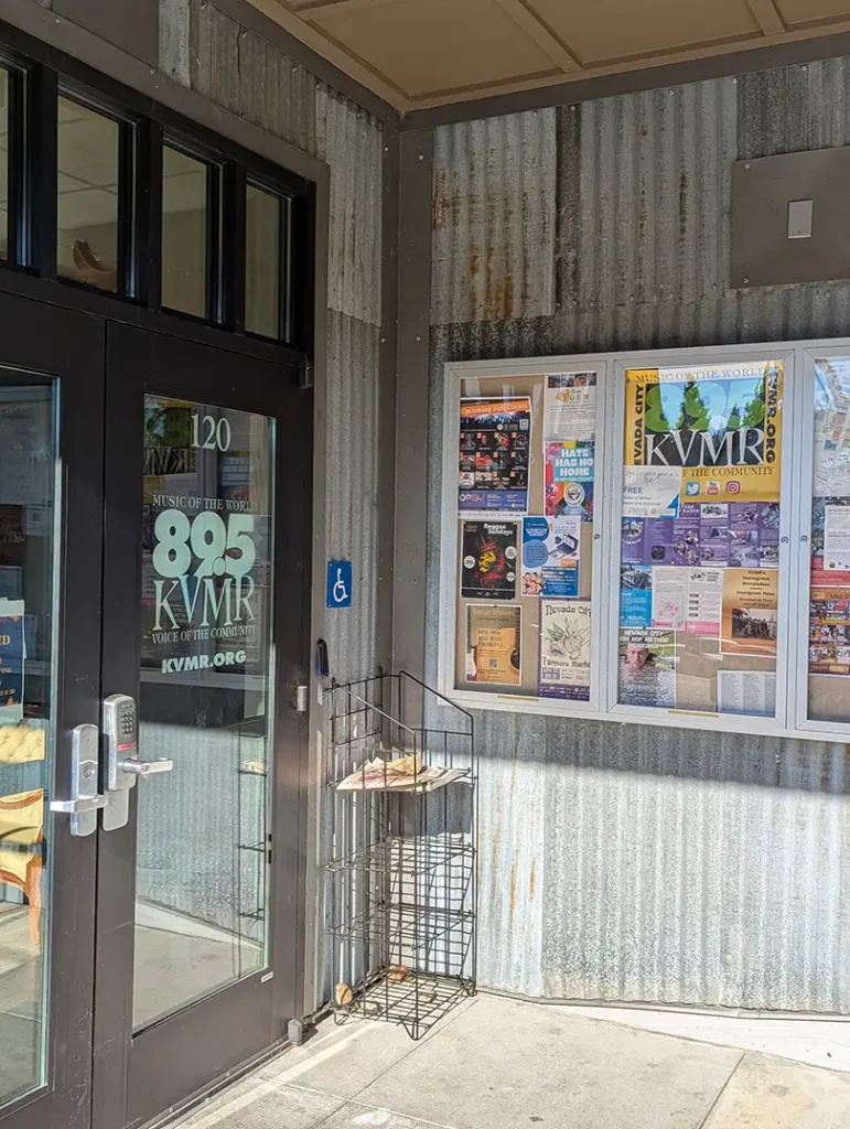 community stations can also act as an important utility, such as the case of KVMR