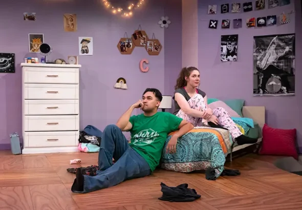 This is our introduction to two teenagers navigating their lives and exploring their differences and similarities in Capital Stage’s “I and You” by Lauren Gunderson.