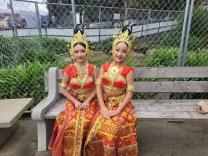 The festival featured performances including a singing competition called “Hmong Idol” where musicians sang in front of an audience.