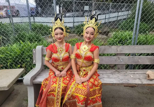 The festival featured performances including a singing competition called “Hmong Idol” where musicians sang in front of an audience.