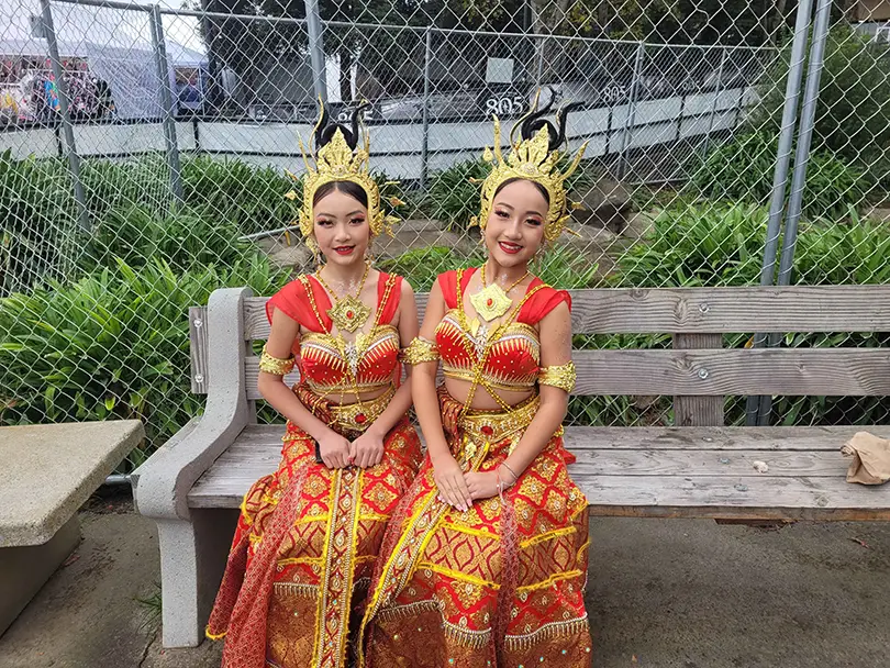 The festival featured performances including a singing competition called “Hmong Idol” where musicians sang in front of an audience.
