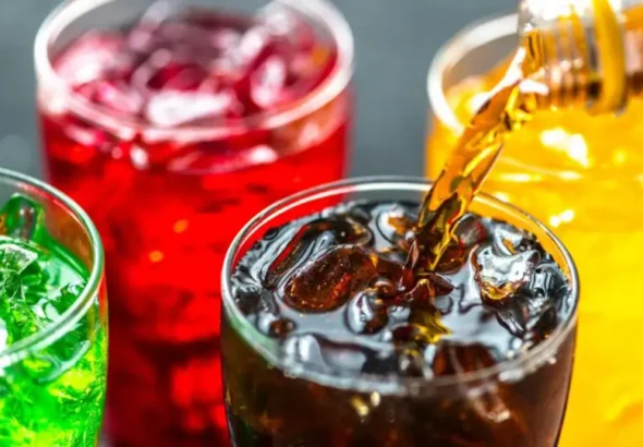Many sodas and energy drinks contain not only sugar but also caffeine