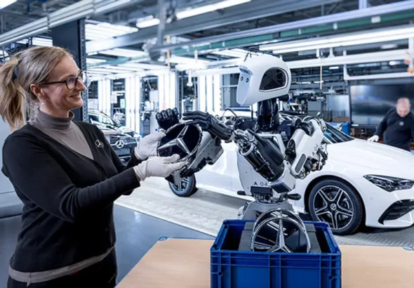 A humanoid robot named Apollo is stepping into real warehouses and production facilities