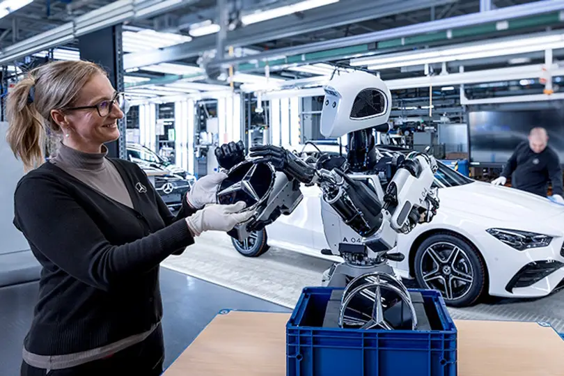 A humanoid robot named Apollo is stepping into real warehouses and production facilities