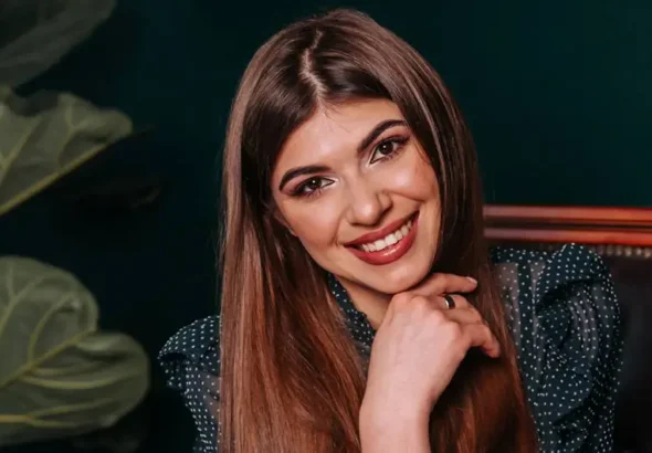 Kateryna Voloshyna International hair colorist, educator, and salon owner,