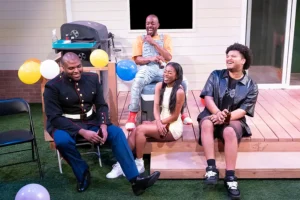 playing at Capital Stage, sounds like Shakespeare’s “Hamlet”, that’s because some of playwright James Ijames’ plot