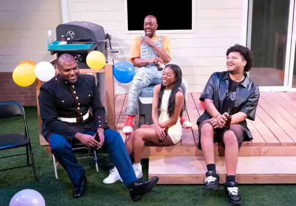 playing at Capital Stage, sounds like Shakespeare’s “Hamlet”, that’s because some of playwright James Ijames’ plot