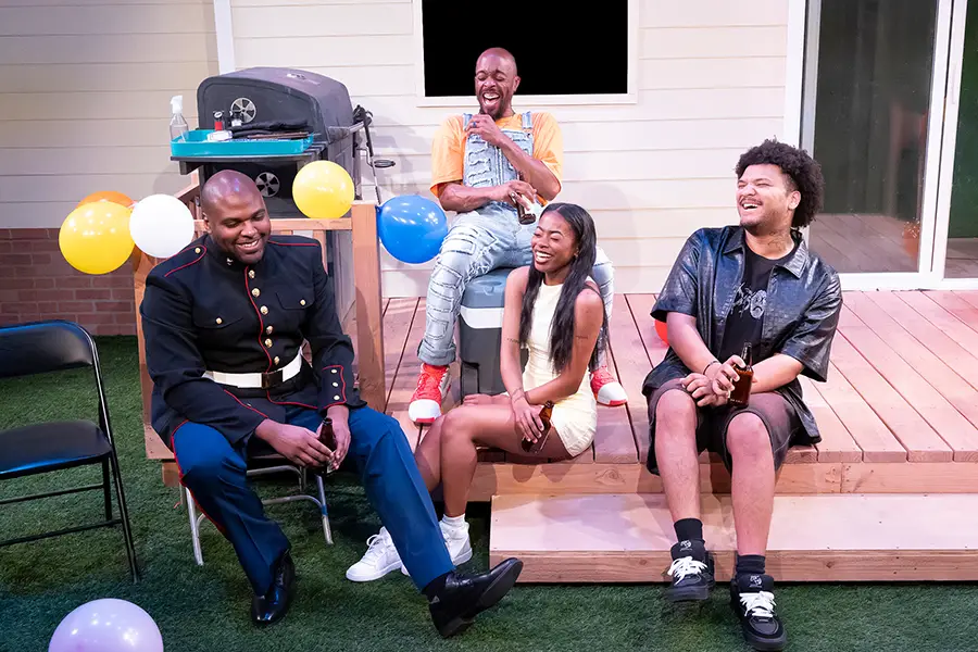 playing at Capital Stage, sounds like Shakespeare’s “Hamlet”, that’s because some of playwright James Ijames’ plot