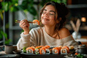 Stop Feeling Guilty About Sushi. It's a Mental Health Tool