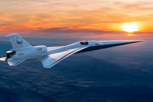 The agency's experimental X 59 aircraft is moving toward