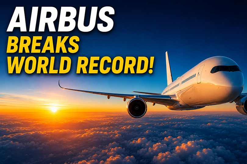 The test aircraft, an A350-1000ULR, remained in the air for 24 hours and 24 minutes as it flew nonstop from Melbourne to Toulouse, France.