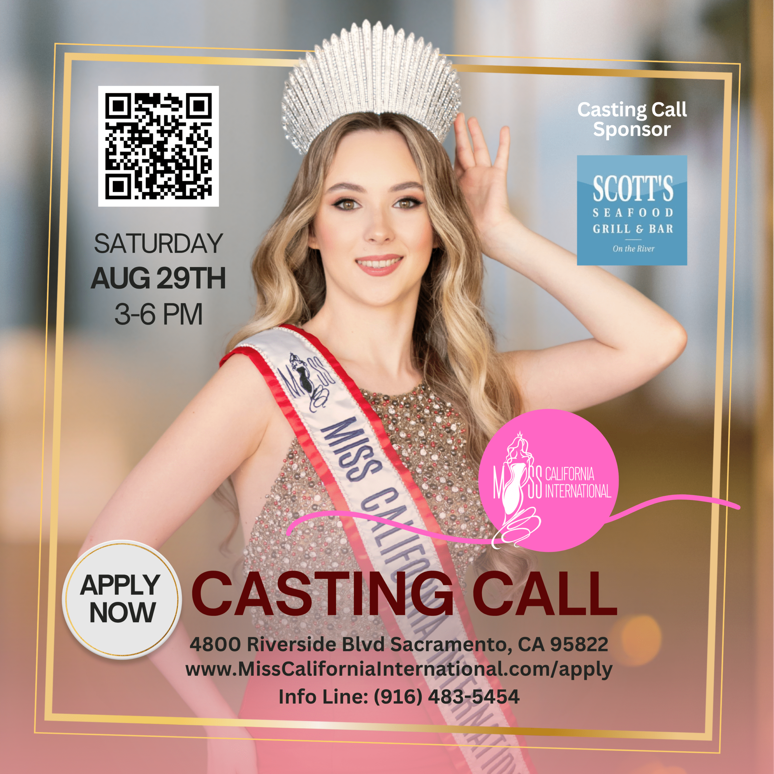 sqr web banner apply now casting call miss 2026