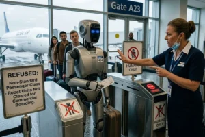 United Airlines and Delta Air Lines have officially banned passengers from traveling with humanoid and animal-like robots.