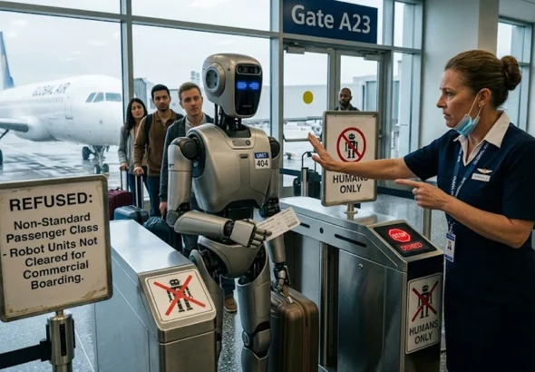 United Airlines and Delta Air Lines have officially banned passengers from traveling with humanoid and animal-like robots.