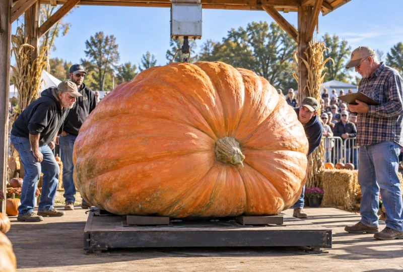 A Pumpkin Heavier Than a Car Could Win $75,000!