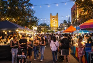 For several hours, part of the R Street Corridor will turn into a huge night market where more than 100 restaurants